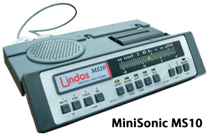 Front view of Lindos Minisonic MS10 at Totally Technical
