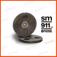 R34111 - SM911 - 1/4in, 7in plastic reel, trident hub, hinged box, 1200ft 